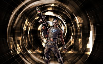 Aanrchy Agent, 4k, brown abstract background, Fortnite, abstract rays, Aanrchy Agent Skin, Fortnite Aanrchy Agent Skin, Fortnite characters, Aanrchy Agent Fortnite