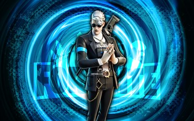 4k, sig, fortnite, sfondo a spirale blu grunge, fortnite sig skin, sig fortnite personaggio, sig fortnite, personaggi fortnite, grunge art, sig skin