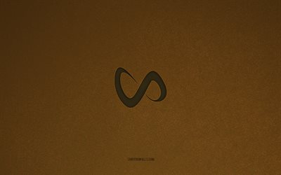 DJ Snake logo, 4k, music logos, DJ Snake emblem, brown stone texture, DJ Snake, music brands, DJ Snake sign, brown stone background