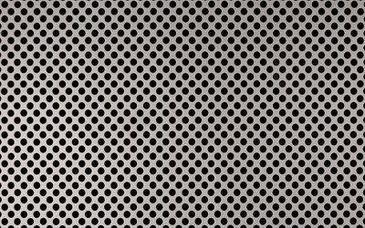 metal grid patterns, 4k, metal backgrounds, 3D textures, background with metal grid, dotted patterns, metal grid textures, metal grid