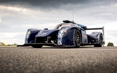 Ligier JS P217 Prototype, 4k, parking, 2016 cars, hypercars, racing cars, french cars, Ligier