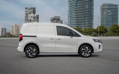 2022, Nissan Townstar, side view, exterior, commercial vans, white Nissan Townstar, Japanese cars, new Townstar 2023, Nissan