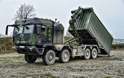 rheinmetall hx3, caminhão militar, caminhão tático comum, american caminhões militares, caminhões blindados, veículos militares, rheinmetall, caminhões táticos