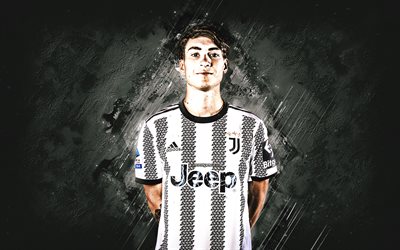 matias soule, juventus fc, jugador de fútbol argentino, centrocampista, serie a, italia, fútbol, matias soule malvano, white stone background