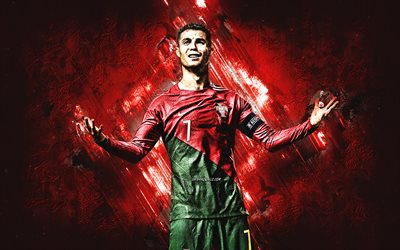 Cristiano Ronaldo, Portugal national football team, portrait, CR7, UEFA Nations League, Ronaldo disappointment, world football star, Portugal, football