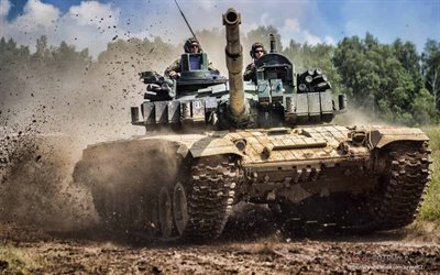 T-72M4 CZ, mud, Czech main battle tank, HDR, T-72, Czech army, Czech tanks, armored vehicles, MBT, tanks, pictures with tanks