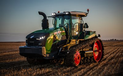 Fendt 1100 Vario MT, 4k, crawler tractors, 2022 tractors, agriculture, tractor in field, agriculture concepts, green tractor, Fendt