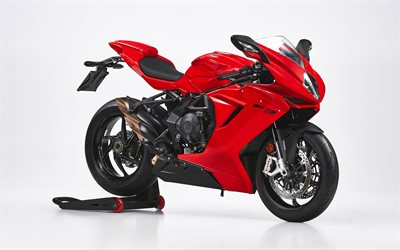 MV Agusta F3 Rosso, 4k, studio, 2022 bikes, superbikes, Red MV Agusta F3 Rosso, 2022 MV Agusta F3 Rosso, italian motorcycles, MV Agusta