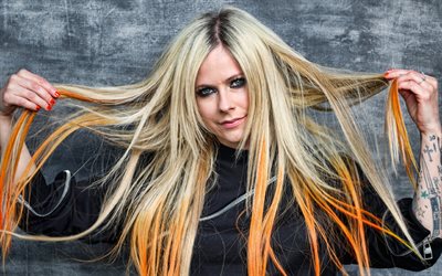 Avril Lavigne, 4k, canadian singer, music stars, beauty, blonde womna, Avril Ramona Lavigne, canadian celebrity, Avril Lavigne photoshoot