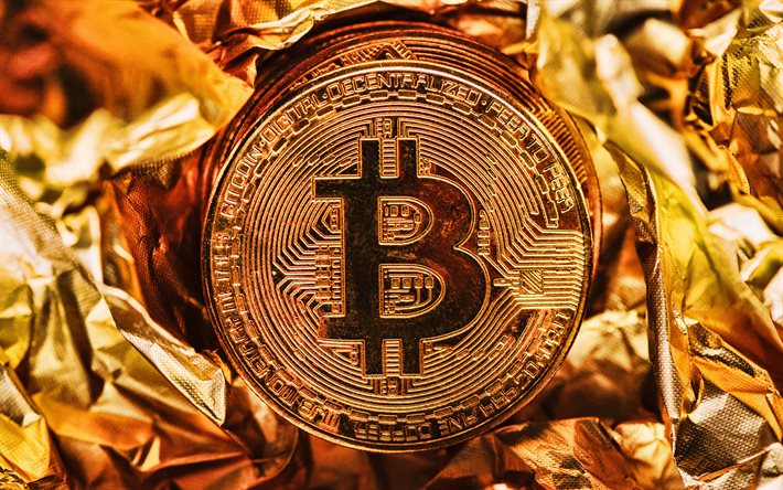 bitcoin sinal dourado, 4k, btc, criptomoeda, moeda de ouro bitcoin, sinal de bitcoin, dinheiro eletrônico, finança, ouro, conceitos de preço bitcoin, bitcoin
