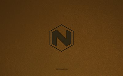 logo nikola, 4k, logos de voitures, emblème nikola, texture de pierre brune, nikola, marques de voitures populaires, signe nikola, fond de pierre brune