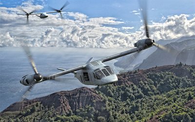 4k, Bell V-280 Valor, American tiltrotor, US Air Force, combat aviation, Future Vertical Lift, V-280, military tiltrotor