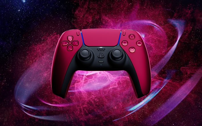 Sony DualSense Wireless Controller Cosmic Red, PS5, Wireless controller, PlayStation 5, modern controllers, Sony PlayStation