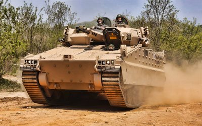 4k, Redback, Infantry Fighting Vehicle, South Korean IFV, modern armored vehicles, South Korea, fighting vehicles, Hanwha Defense