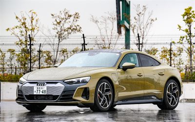 Audi e-tron GT quattro, electric cars, 2022 cars, JP-spec, luxury cars, 2022 Audi e-tron GT quattro, german cars, Audi