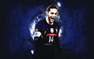 Adrien Rabiot, France national football team, French football player, midfielder, blue stone fog, France, football