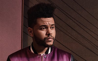 4k, The Weeknd, portrait, canadian singer, photoshoot, purple jacket, Abel Makkonen Tesfaye, canadian star
