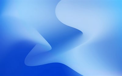 blauer 3d-rauchhintergrund, 4k, blauer wellenhintergrund, blauer wirbelhintergrund, 2022, iphone-hintergrundbild, ios 16, apple, iphone 14, blauer 3d-hintergrund