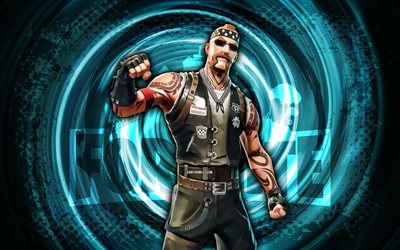 4k, spina dorsale, fortnite, sfondo a spirale blu grunge, pelle spina dorsale, personaggio di fortnite spina dorsale, spina dorsale fortnite, personaggi di fortnite, arte grunge, skin spina dorsale