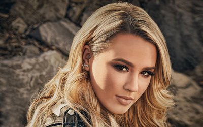 4k, Gabby Barrett, portrait, american singer, country style, photoshoot, makeup, popular country singers, american star