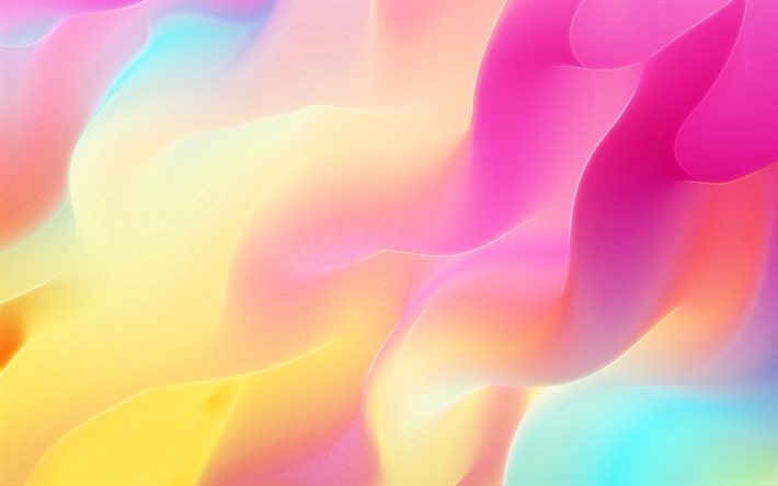 موجات مجردة ملونة, خلفيات متدرجة, تصميم المواد, موجات مجردة, خلفيات متموجة, خلاق, الخلفية مع موجات, أنماط متموجة, الخلفيات المتموجة الملونة