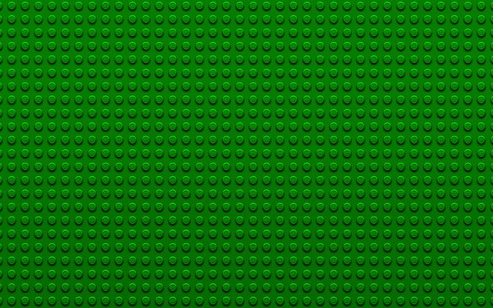 4k, yeşil lego doku, kırmızı lego yapıcı, yeşil dikişsiz lego arka plan, yeşil lego arka plan, dikişsiz lego dokusu, yeşil lego yapıcı dokusu, lego