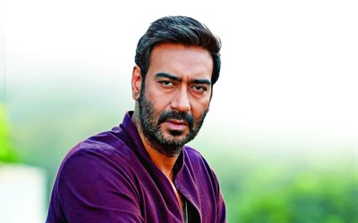Ajay Devgn, 2022, indian actors, violet suit, Bollywood, movie stars, portrait, pictures with Ajay Devgn, indian celebrity, Ajay Devgn photoshoot