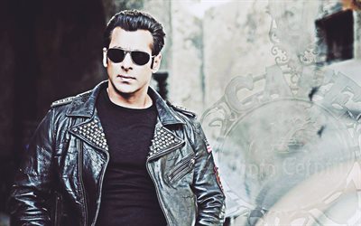 4k, Salman Khan, indian actor, Bollywood, leather jacket, movie stars, guys, pictures with Salman Khan, indian celebrity, Salman Khan photoshoot