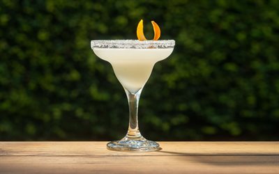 White Lady cocktail, 4k, Delilah, Chelsea Side-car, cocktail, White Lady recipe, gin, cointreau, fresh lemon juice, cocktail glass
