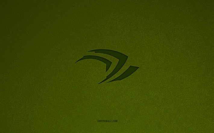 شعار nvidia claw, 4k, شعارات الكمبيوتر, نسيج الحجر الأخضر, نفيديا مخلب, ماركات التكنولوجيا, علامة مخلب نفيديا, الحجر الأخضر، الخلفية, نفيديا