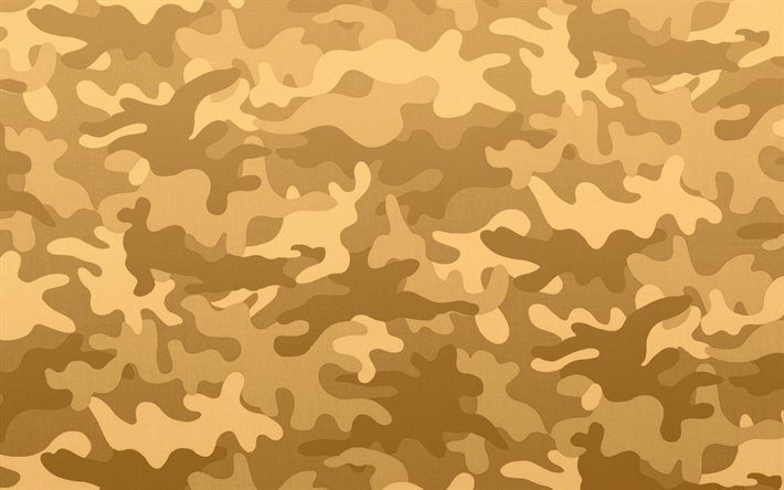 camuflaje amarillo, texturas militares, texturas de camuflaje, fondo de camuflaje abstracto, camuflaje del desierto, camuflaje abstracto