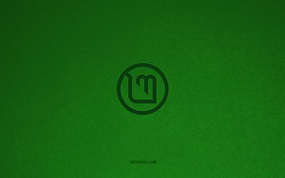 logo linux mint, 4k, loghi dei sistemi operativi, emblema linux mint, texture pietra verde, linux mint, marchi tecnologici, segno linux mint, sfondo di pietra verde, linux