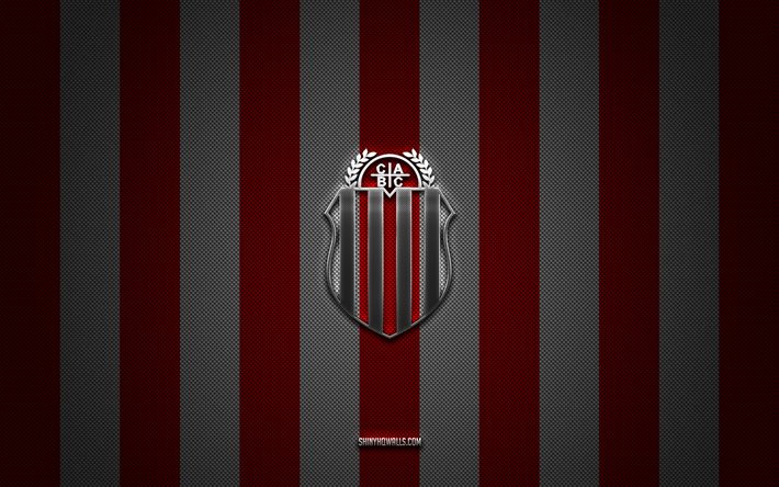 شعار باراكاس المركزي, نادي كرة القدم الأرجنتيني, قسم الأرجنتيني, خلفية الكربون الأسود الأزرق, كرة القدم, باراكاس سنترال, الأرجنتين, شعار barracas central silver metal