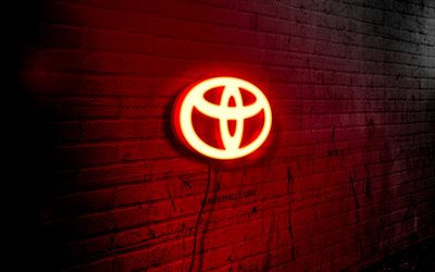 toyota neon logo, 4k, ريد بريكوال, فن الجرونج, خلاق, سيارات العلامات التجارية, شعار على السلك, toyota blue logo, شعار تويوتا, العمل الفني, تويوتا