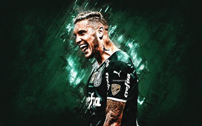Rafael Navarro, Palmeiras, brazilian footballer, green stone background, football, Serie A, Brazil, Sociedade Esportiva Palmeiras