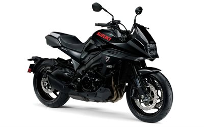 Suzuki Katana, 4k, superbieks, 2020 bikes, US-spec, Black Suzuki Katana, 2020 Suzuki Katana, japanese motorcycles, Suzuki