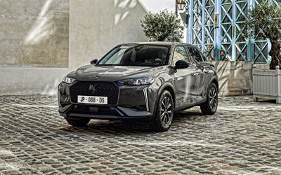 2023, DS 3, 4k, front view, exterior, compact crossover, gray DS 3, french cars, DS Automobiles
