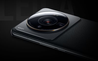xiaomi 12s ultra, smartphone, caméra arrière, appareil photo 50mp, smartphones modernes, noir 12s ultra, xiaomi
