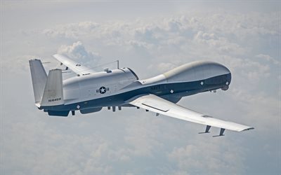 Northrop Grumman MQ-4C Triton, American unmanned aerial vehicle, UAV, United States Navy, surveillance aircraft, MQ-4C Triton, drones, US Navy
