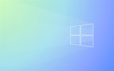 Windows 11 logo, 4k, blue backgrounds, creative, Microsoft, Windows 11 blue logo, minimalism, Windows 11, Microsoft Windows 11