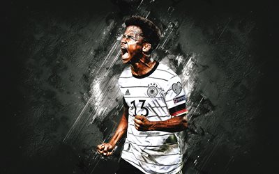 karim adeyemi, équipe d'allemagne de football, portrait, footballeur allemand, allemagne, football