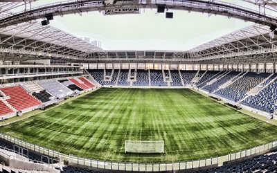 4k, Eryaman Stadium, inside view, football field, stands, Genclerbirligi stadium, Etimesgut, Ankara, Turkey, Genclerbirligi SK, Ankaragucu