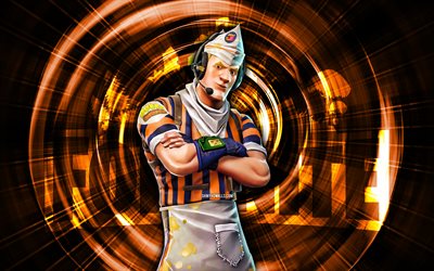 grill sergeant, 4k, orange fond abstrait, fortnite, résumé des rayons, grill sergeant skin, fortnite grill sergeant skin, fortnite personnages, grill sergeant fortnite