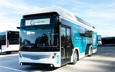 카에타노 h2 시티 골드, 파란 버스, 2022 버스, 전기 버스, 여객 수송, 2022 카에타노 시티 골드, 여객 버스, 1층 버스, 카에타노