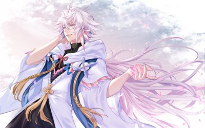 merlin, fate grand order, magus of flowers, manga japonais, personnages d anime, personnages du fate grand order, personnage de merlin