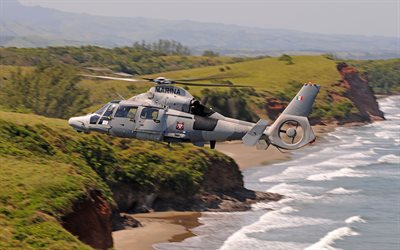 유로콥터 as-565mb 팬더, 4k, 멕시코 공군, 비행 헬리콥터, 멕시코 군대, 군용 헬리콥터, 멕시코 해군, 군용 항공, 유로콥터 as-565 팬더, 유로콥터