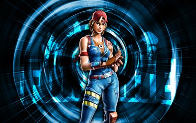 ولاعة, 4k, الأزرق، جرد، الخلفية, فورتنايت, أشعة مجردة, الجلد سباركبلوغ, الجلد fortnite sparkplug, شخصيات fortnite, sparkplug fortnite