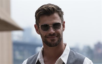 4k, Chris Hemsworth, portrait, Australian actor, Hollywood star, popular actors, Christopher Hemsworth, Australian star, world movie stars