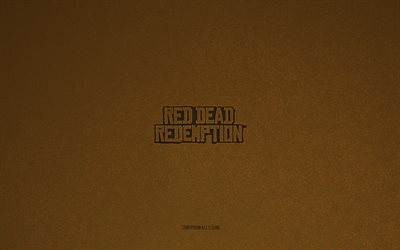 Herunterladen hintergrundbild red dead redemption-logo, 4k, spielelogos, red dead redemption ...