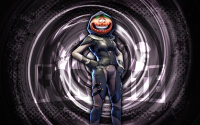 4k, nightshade, fortnite, cinza grunge espiral de fundo, fortnite nightshade skin, nightshade fortnite personagem, nightshade fortnite, personagens de fortnite, grunge arte, nightshade skin